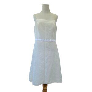 Vintage Y2K ABS by Allen Schwartz Summer Dress Spaghetti Strap Zippered 14